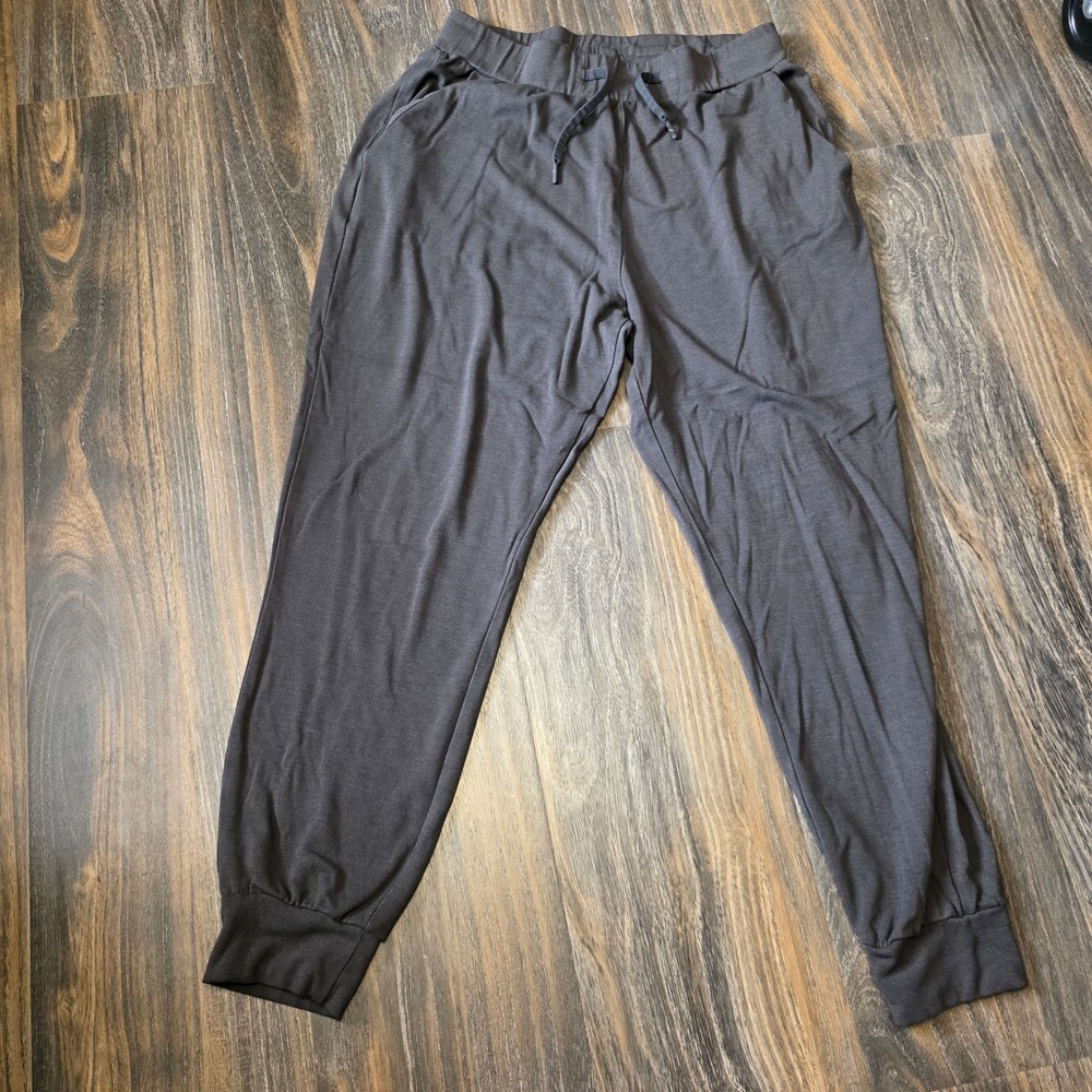 Cozy Earth Bamboo Viscose Joggers Charcoal Gray Lounge Pants Womens Size Medium